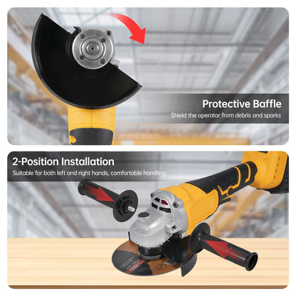 21V 125mm Angle Grinder Brushless Motor