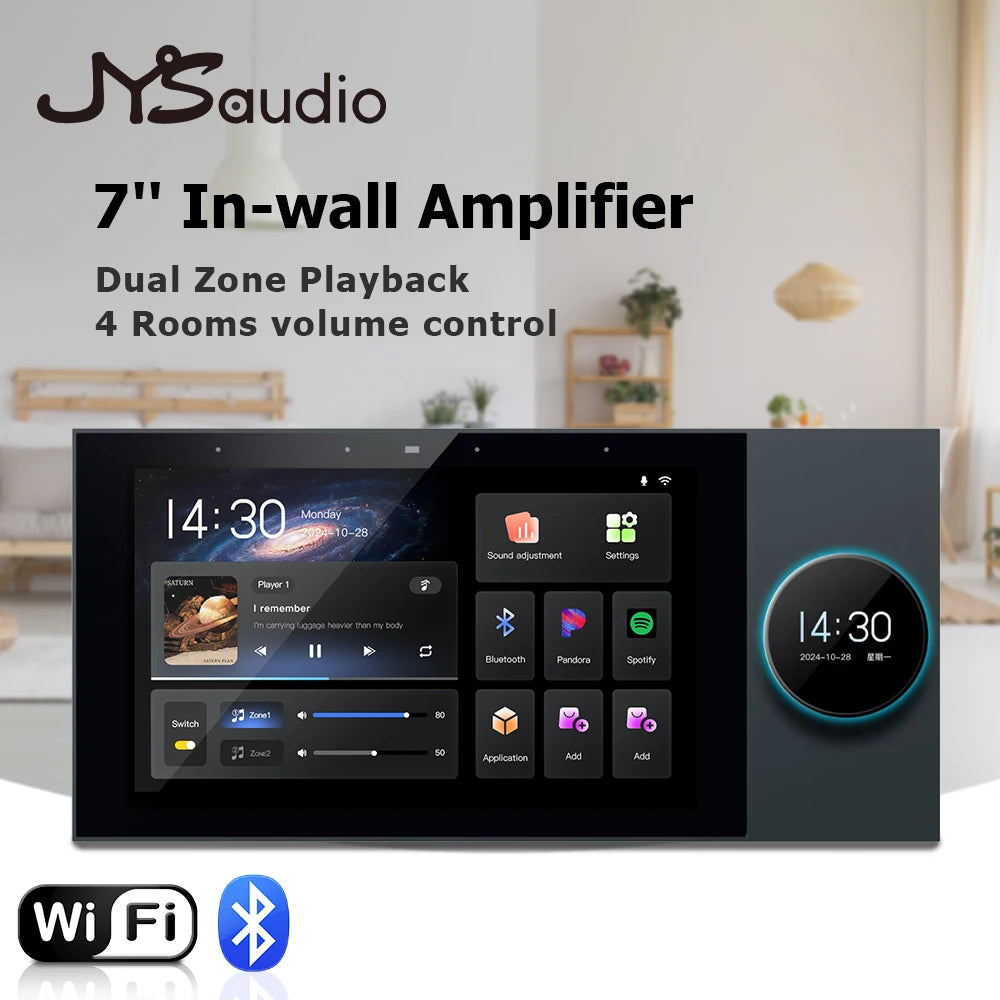 Home 2 Zone Audio Inwall Amplifier 7 Inch