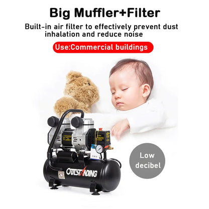 220V 1100W 8L Small Air Compressor 6L
