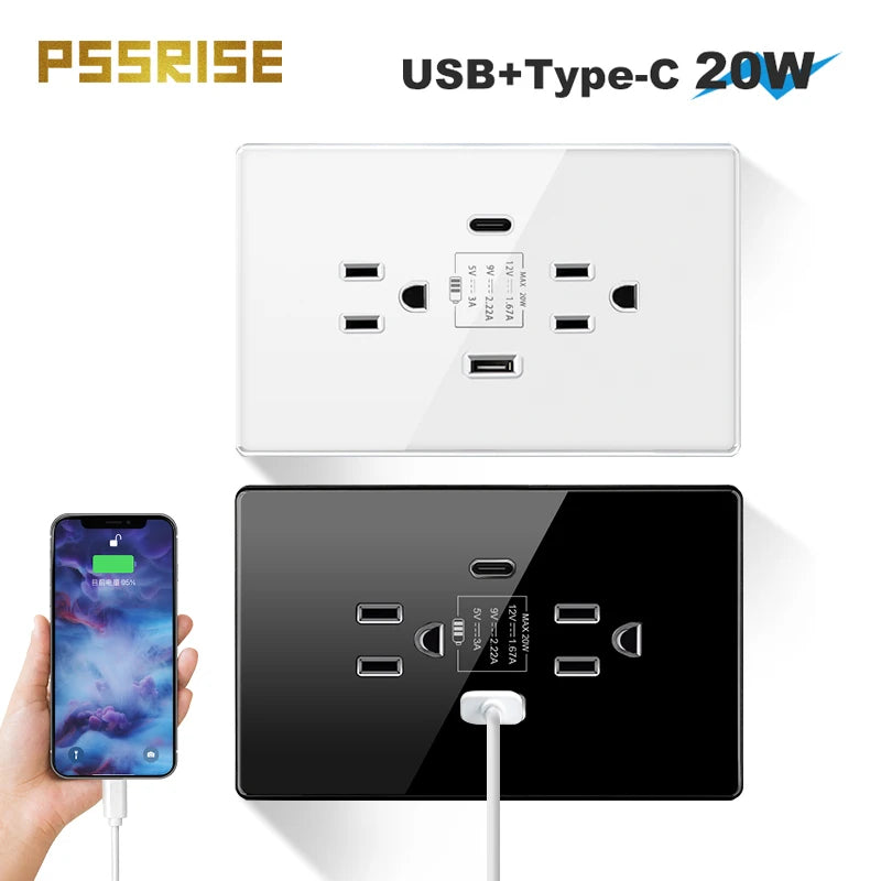 PSSRISE Taimei standard wall socket, smart home