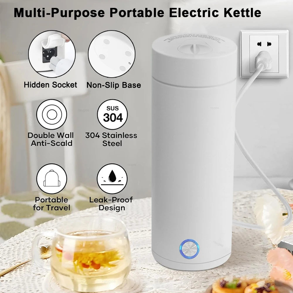 Electric Kettle Portable Travel Fast Boiling