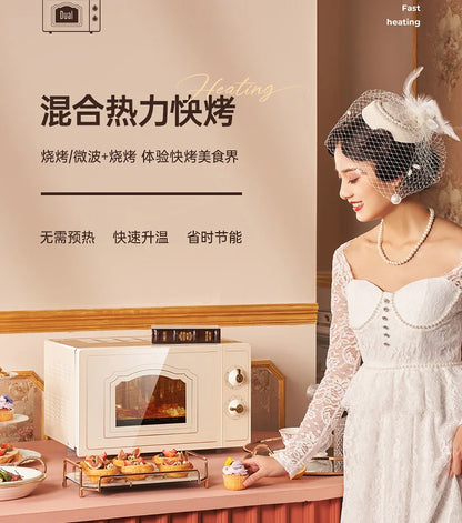 retro microwave oven steaming oven