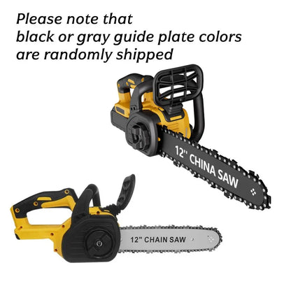 12" Cordless Chainsaw Handheld Garden Electric