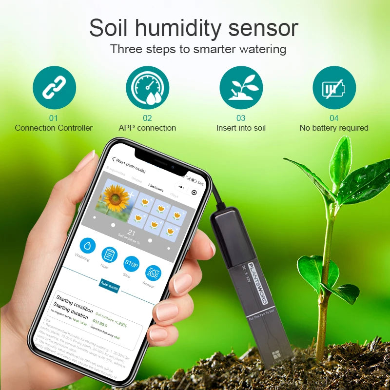 12V Smart Wifi Bluetooth Watering Device 8 Valve