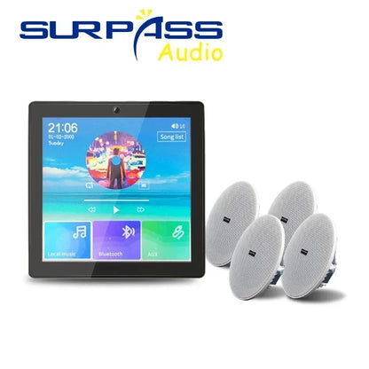 Bluetooth Wall Amplifier Smart Home Audio Mini Touch