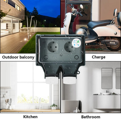Avoir Tuya IP66 Waterproof Electrical Sockets