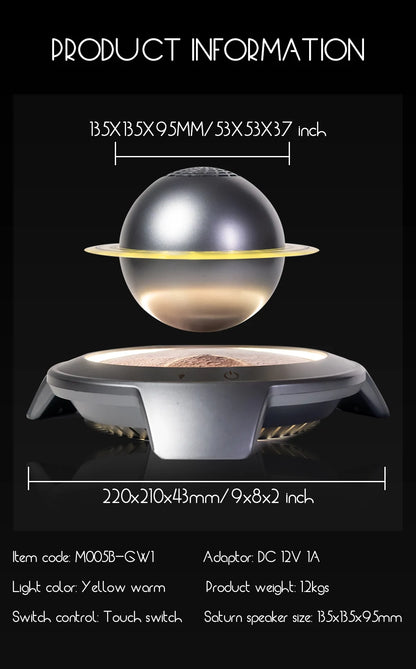 HOMEFISH Maglev Saturn Speaker Wireless