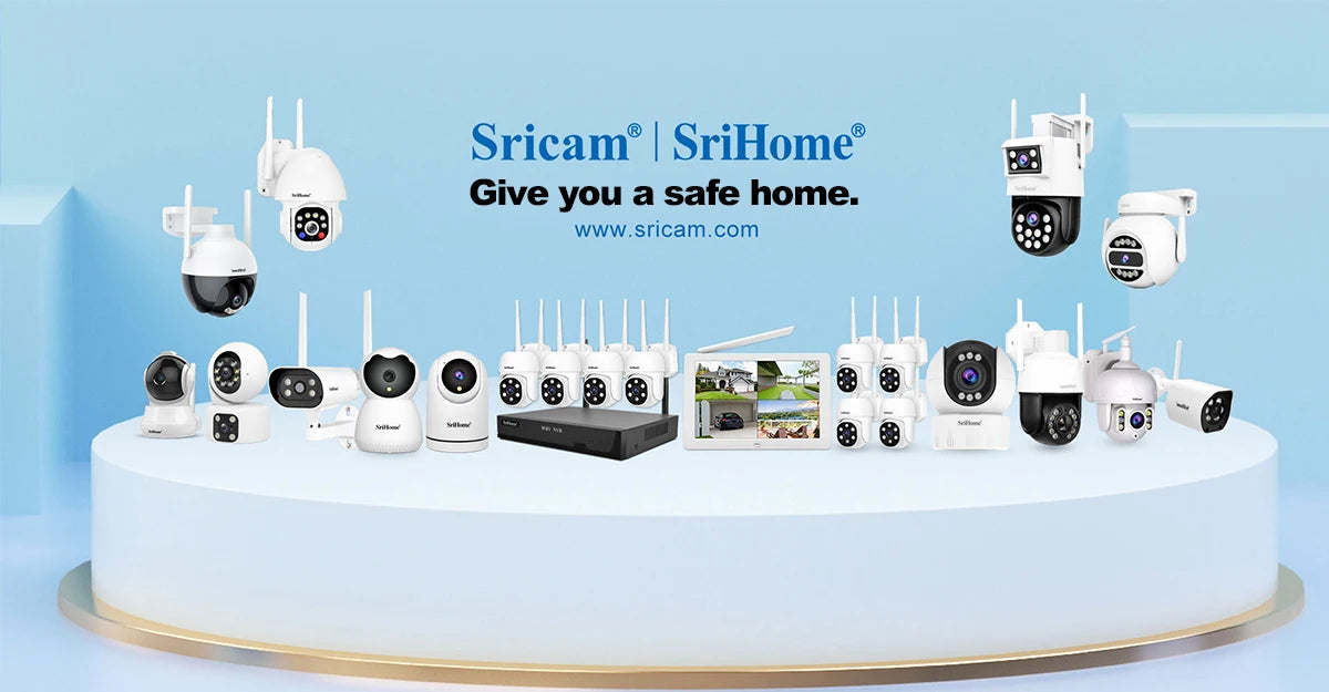 Srihome NVS010 5MP 10 Inch IPS Screen Wireless