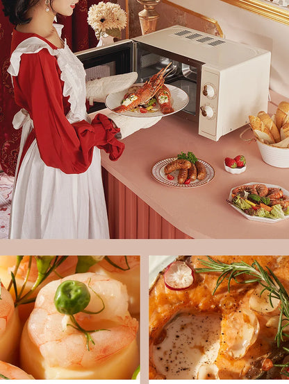 retro microwave oven steaming oven
