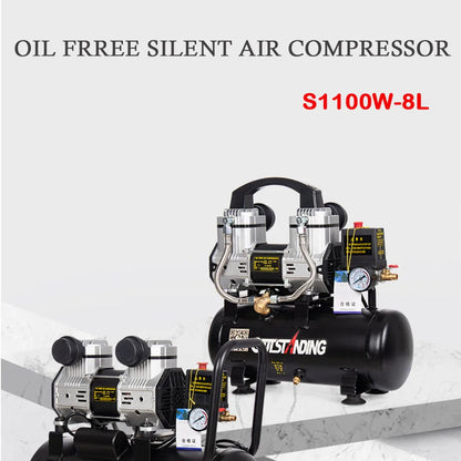 220V 1100W 8L Small Air Compressor 6L