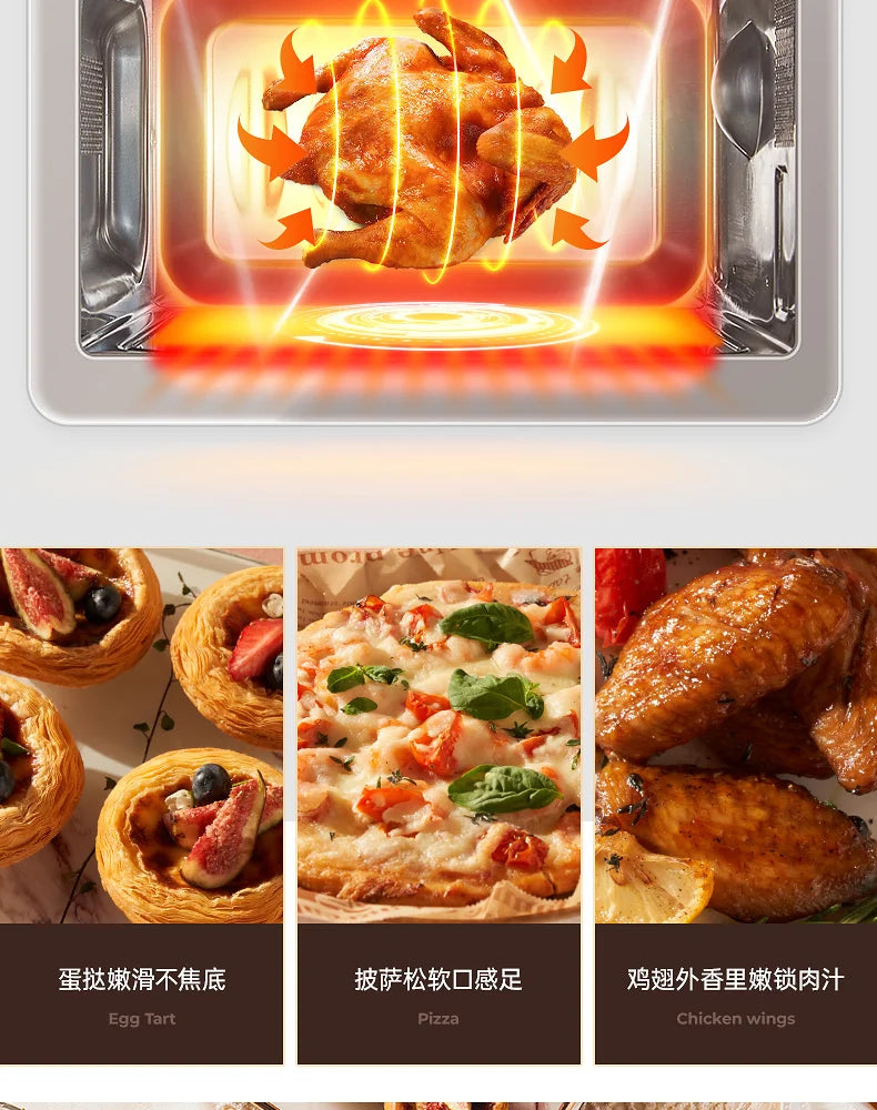 retro microwave oven steaming oven