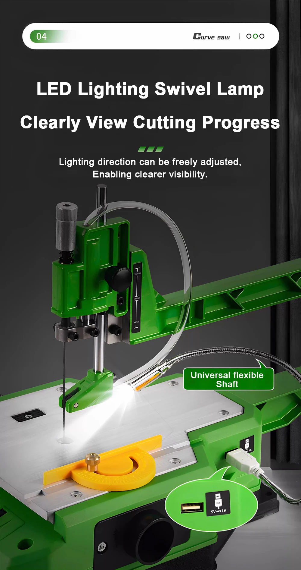 Electric Desktop Curve Saw Multifunctional Jig Saw