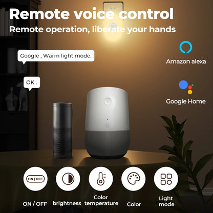 WiFi Tuya Smart Led Night Light PIR Motion Sensor