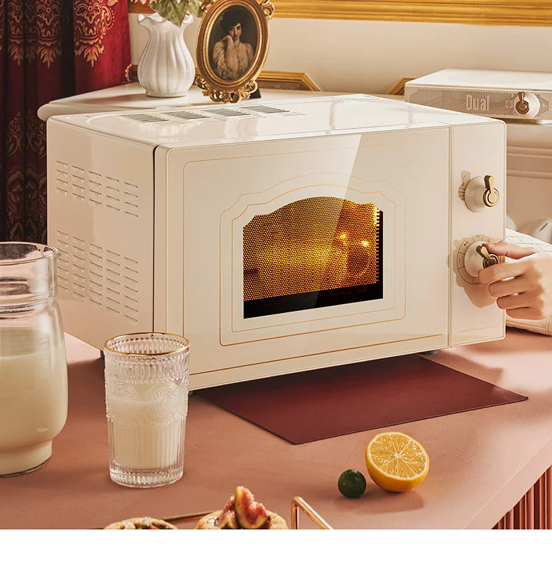 retro microwave oven steaming oven