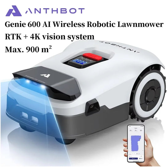 ANTHBOT Genie 600 AI Wireless Robotic Lawnmower