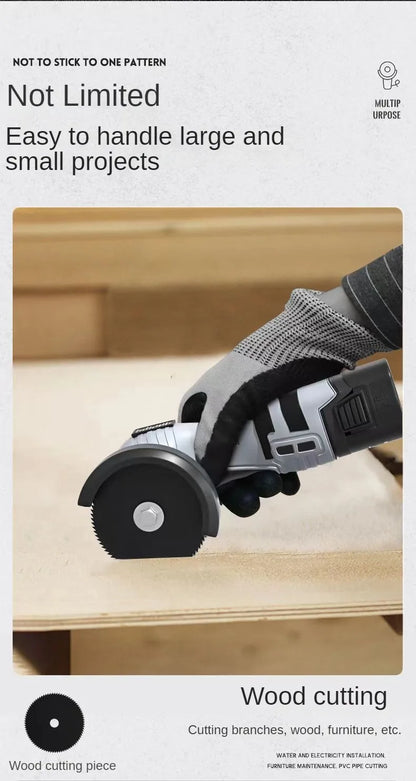 16.8V Portable Mini Cordless Angle Grinder