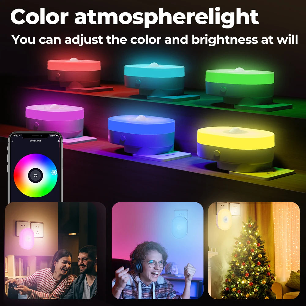 WiFi Tuya Smart Led Night Light PIR Motion Sensor