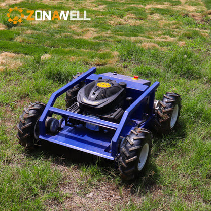 Efficient lawn mower remote controlled