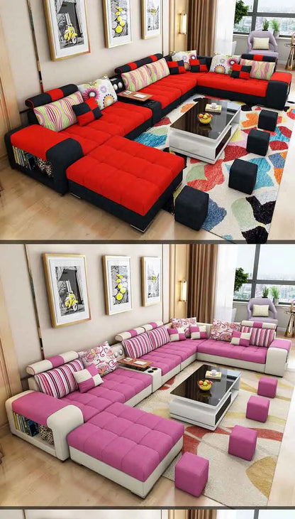 Modern Fabric Sofa Set Furniture Living Room