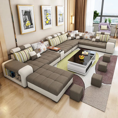 Modern Fabric Sofa Set Furniture Living Room