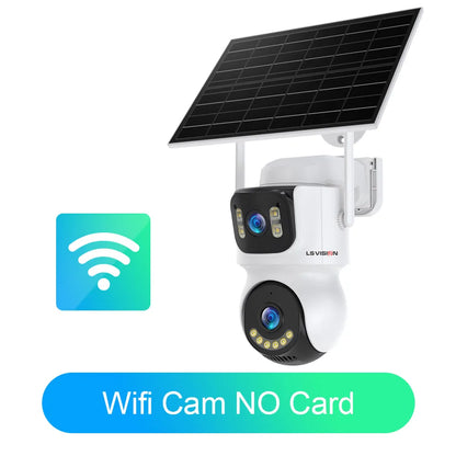 Outdoor Camera Wifi PIR Detection Security Solar