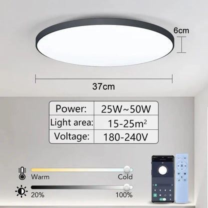 Smart Led Ceiling Lamp 36W 50W 220V