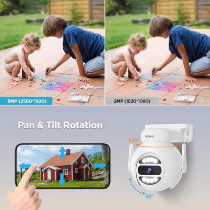 Srihome NVS010 5MP 10 Inch IPS Screen Wireless