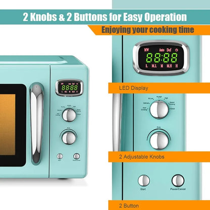 0.9 Cu.ft Compact Digital Microwave