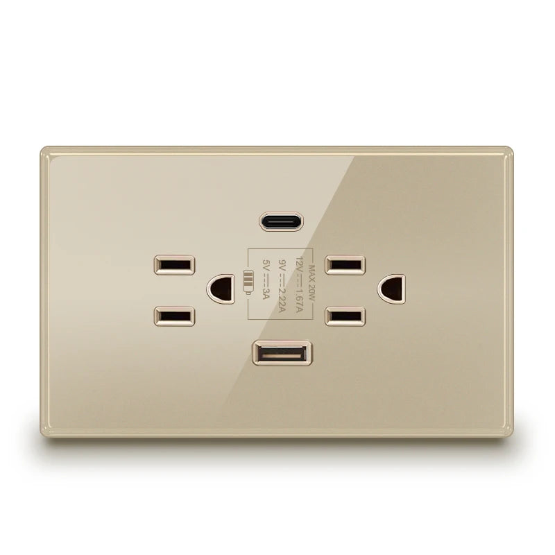 PSSRISE Taimei standard wall socket, smart home