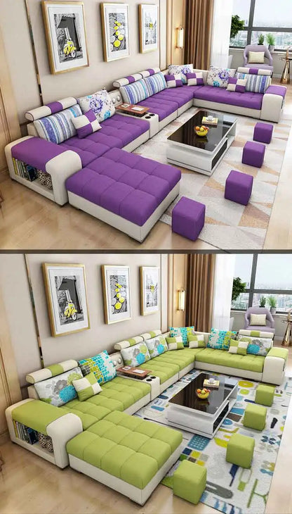 Modern Fabric Sofa Set Furniture Living Room