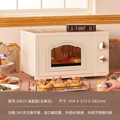 retro microwave oven steaming oven