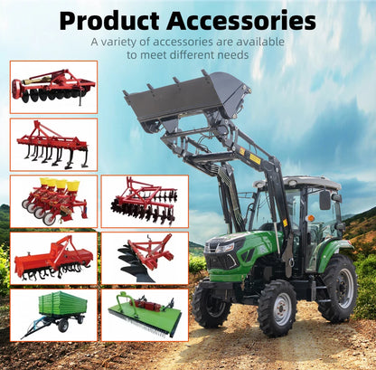 4x4 Tractor 25-50hp (8F+2R) All-terrain