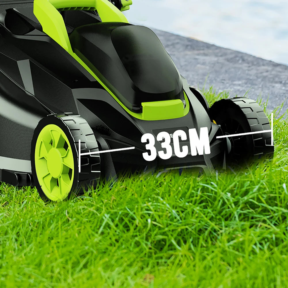 Deli 13" Electric Lawn Mower, 2-in-1