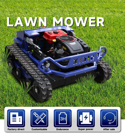 Efficient lawn mower remote controlled