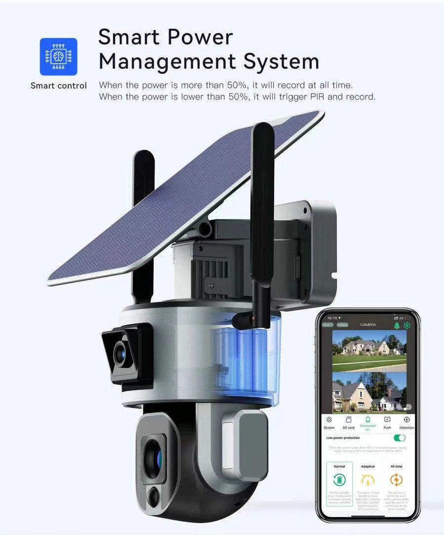 Low Comsunption WIFI IP Camera AI Humanoid Detection