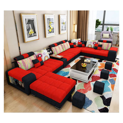 Modern Fabric Sofa Set Furniture Living Room