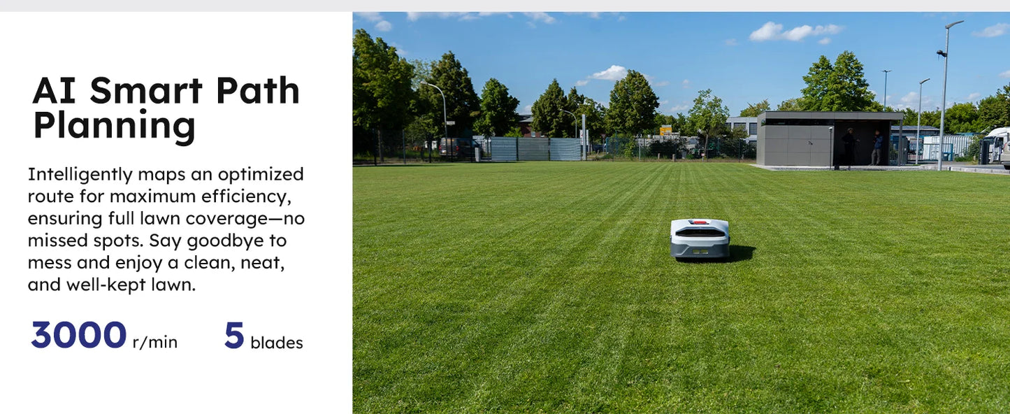 ANTHBOT Genie 600 AI Wireless Robotic Lawnmower