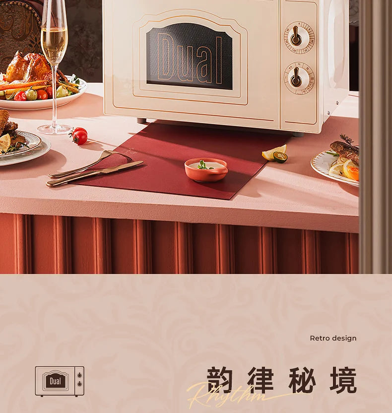 retro microwave oven steaming oven