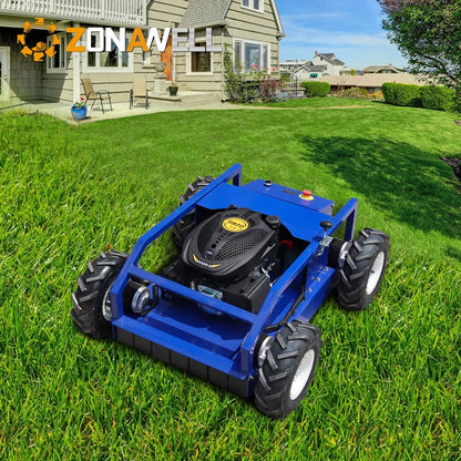 Efficient lawn mower remote controlled