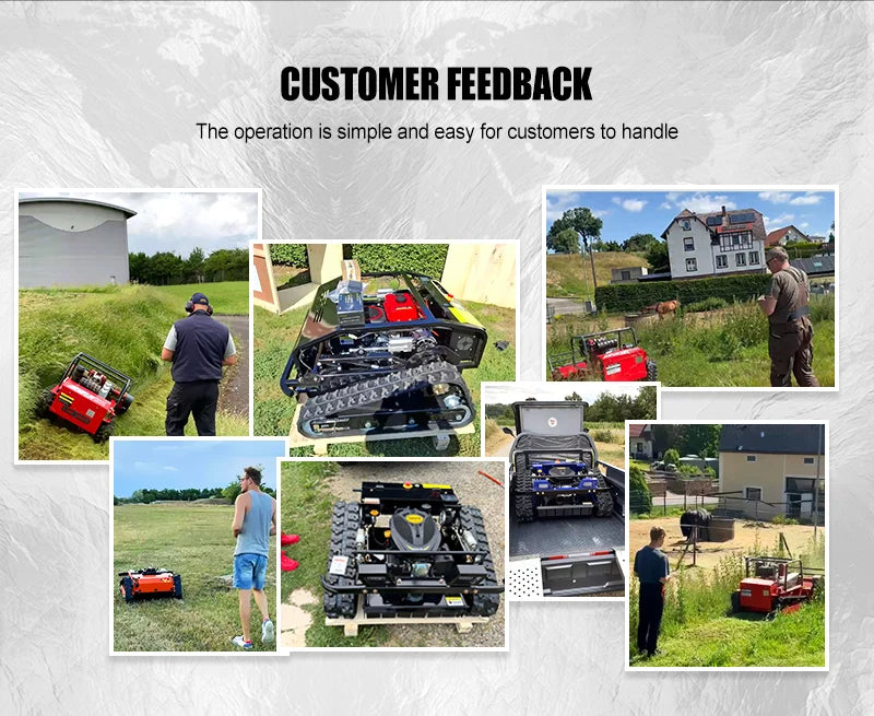 Control Smart Zero Turn Robot Petrol Lawn Mower