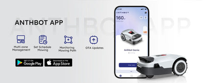ANTHBOT Genie 600 AI Wireless Robotic Lawnmower