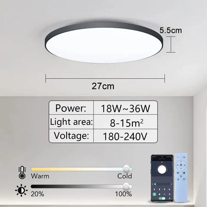 Smart Led Ceiling Lamp 36W 50W 220V