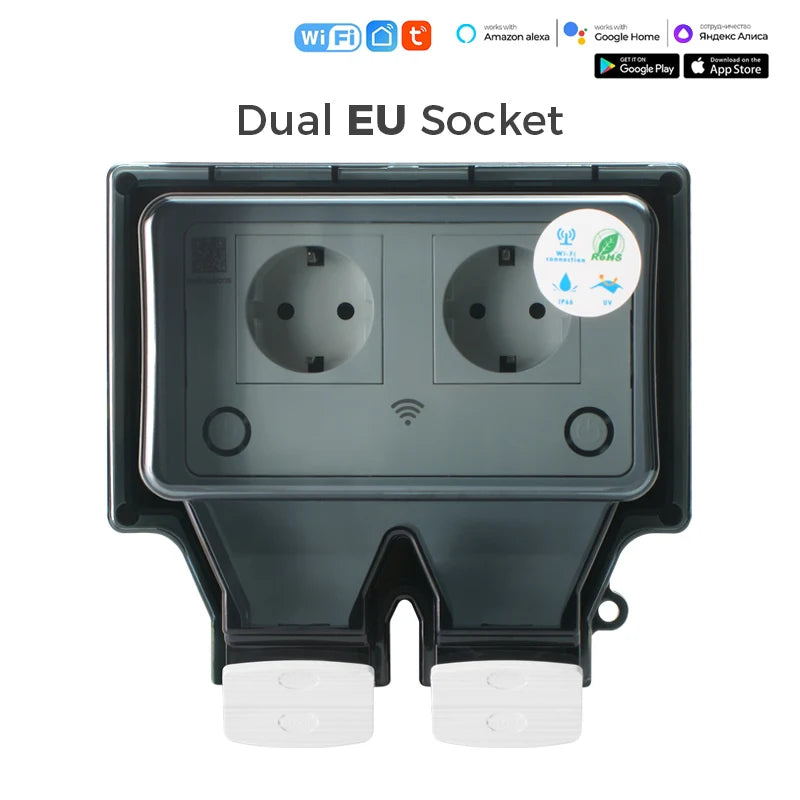Avoir Tuya IP66 Waterproof Electrical Sockets