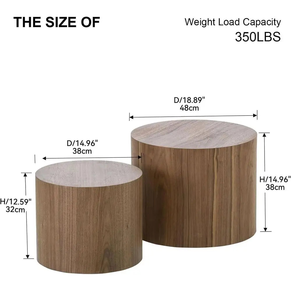 Nesting Coffee Table Set of 2
