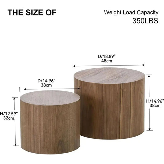Nesting Coffee Table Set of 2