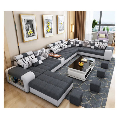 Modern Fabric Sofa Set Furniture Living Room