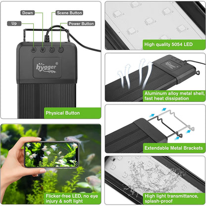 Smart Aquarium Light App Control Full Spectrum